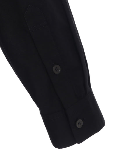 ASYMMETRIC CUTWORK EMBROIDERY LIGHT TWILL SHIRT