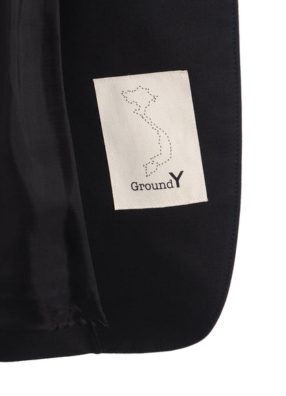 TR TWILL 3-BUTTON ZIP POCKET TAILORED JACKET