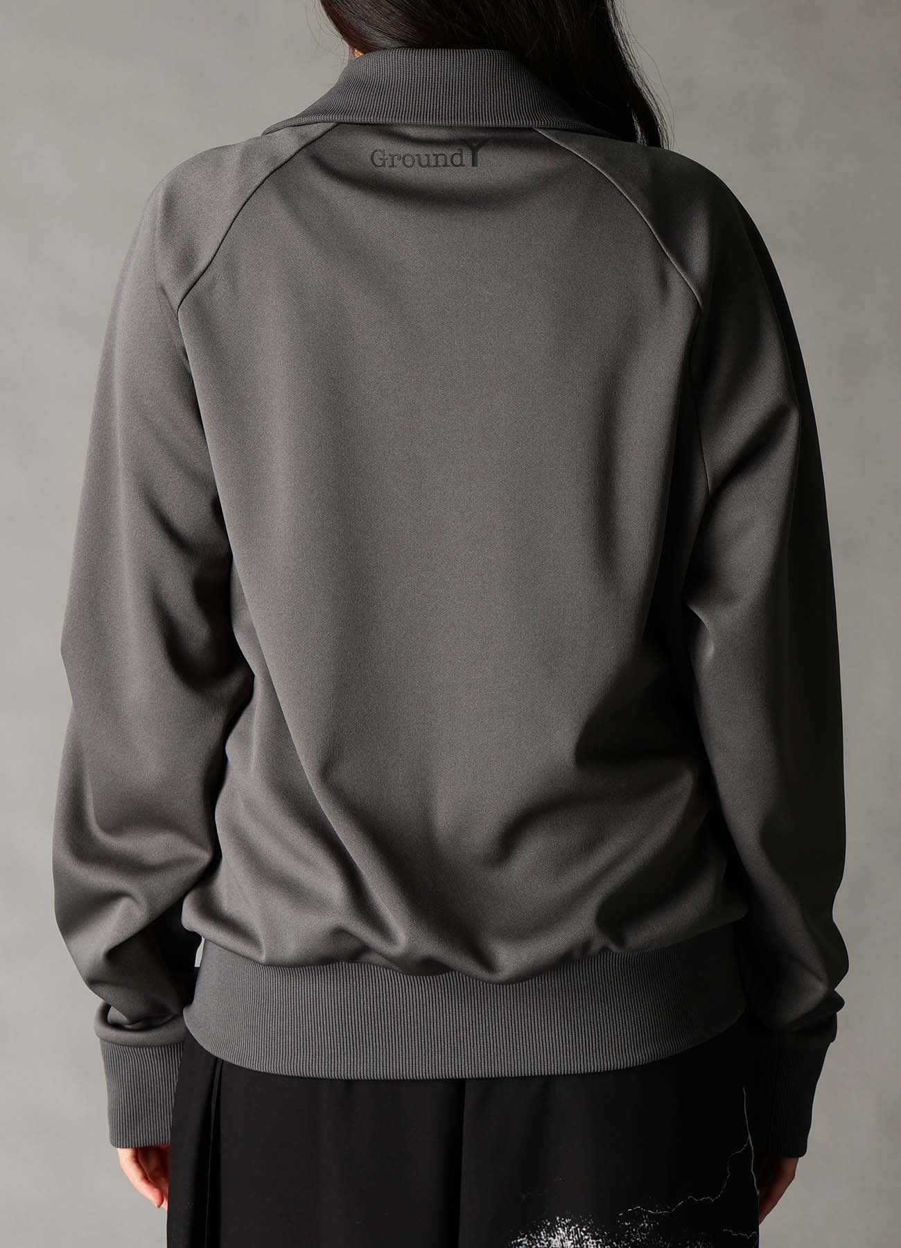 POLYESTER SMOOTH SPLIT RAGLAN TRACK JACKET – THE SHOP YOHJI YAMAMOTO