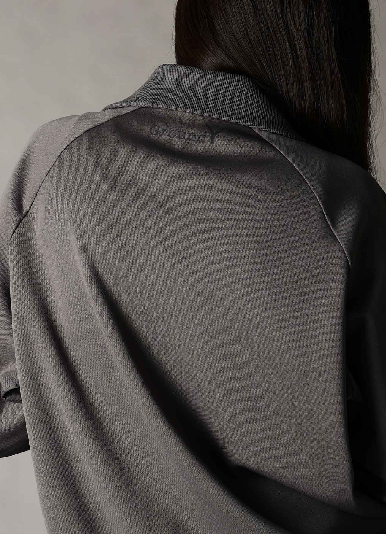 POLYESTER SMOOTH SPLIT RAGLAN TRACK JACKET – THE SHOP YOHJI YAMAMOTO