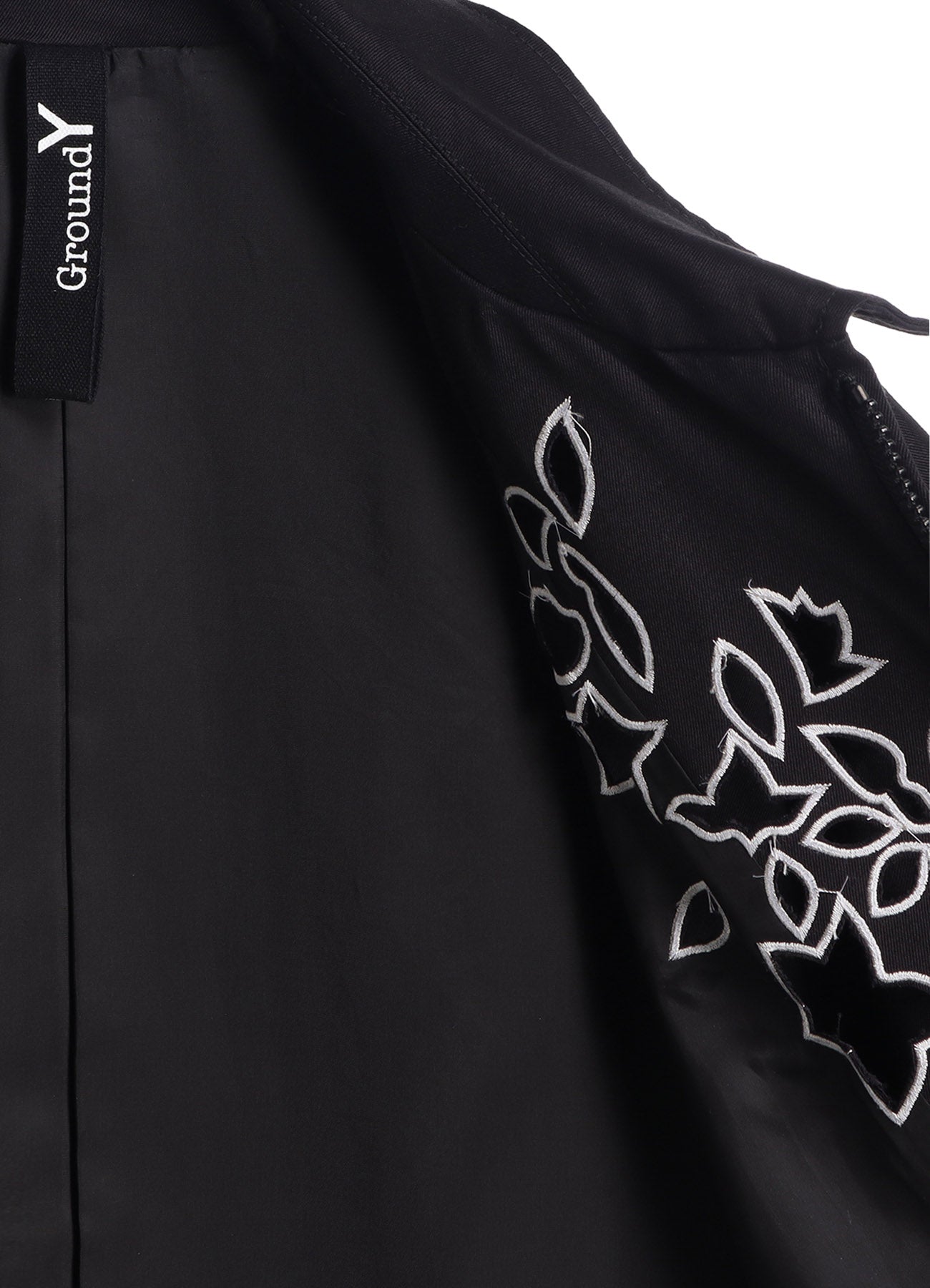 WHIPCORD CUTWORK SLEEVE-POCKET DRIZZLER JACKET