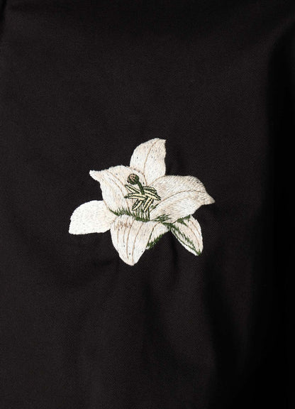 WHIPCORD LILY EMBROIDERED SOUVENIR JACKET