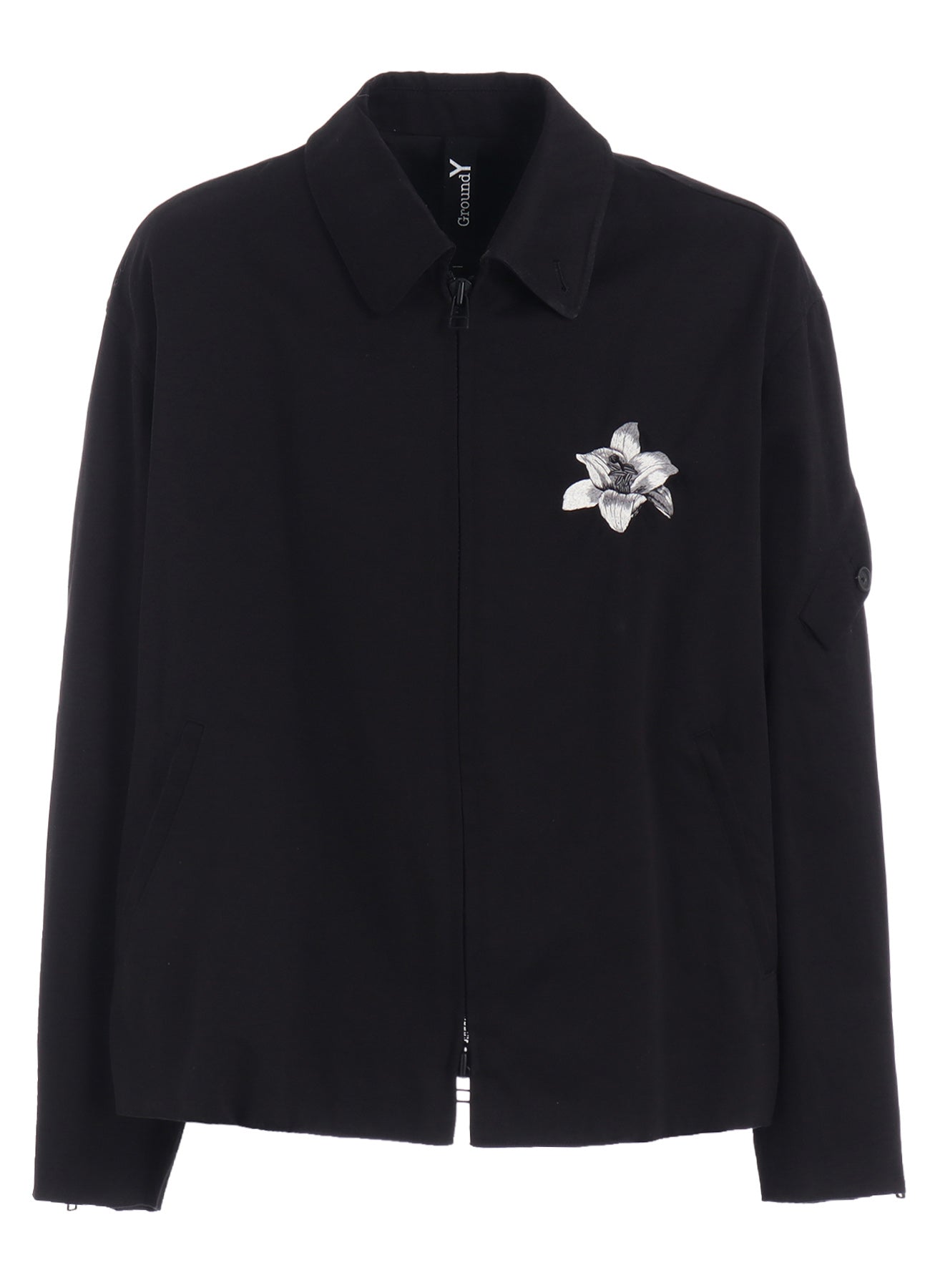 WHIPCORD LILY EMBROIDERED SOUVENIR JACKET