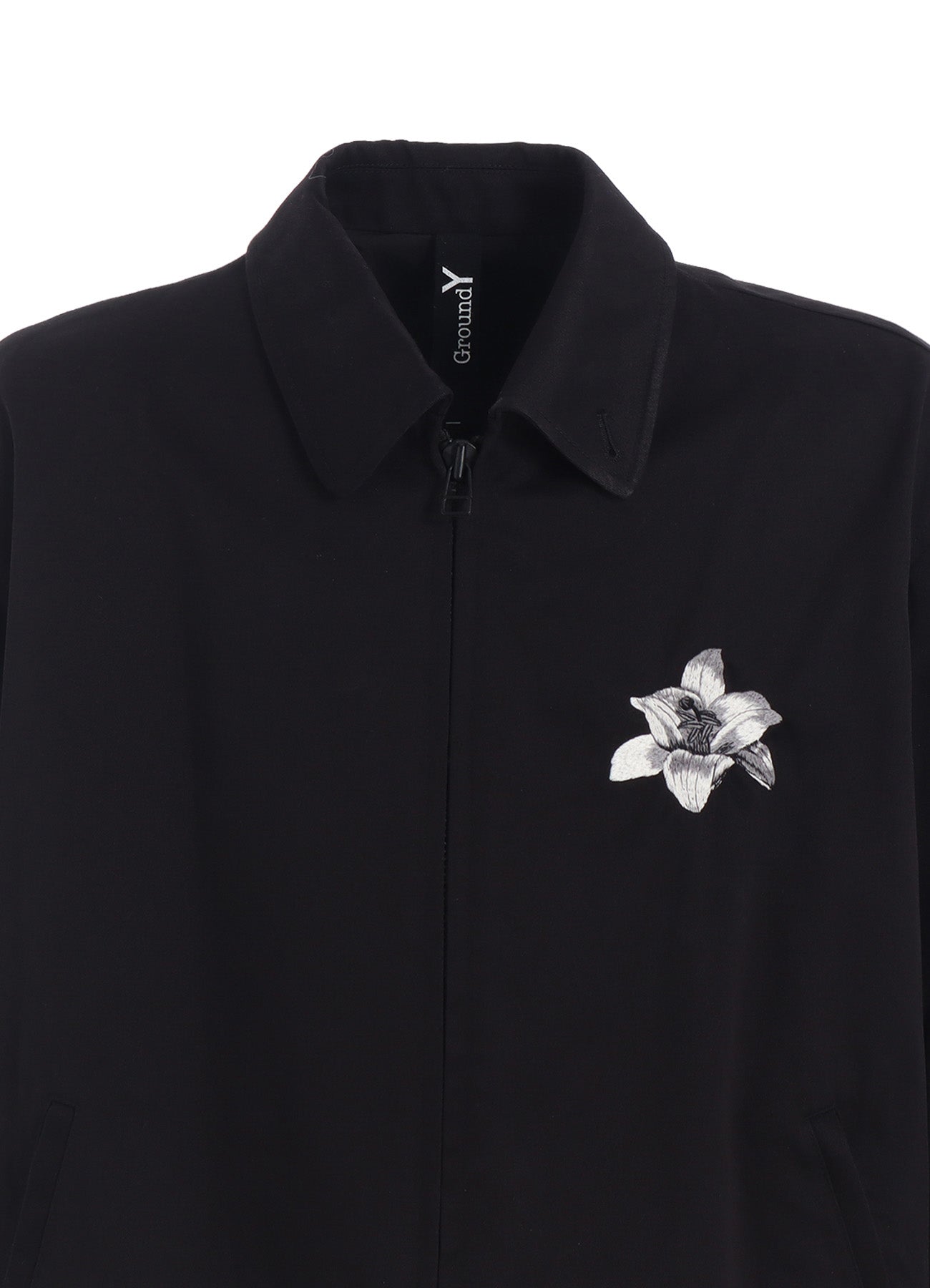 WHIPCORD LILY EMBROIDERED SOUVENIR JACKET