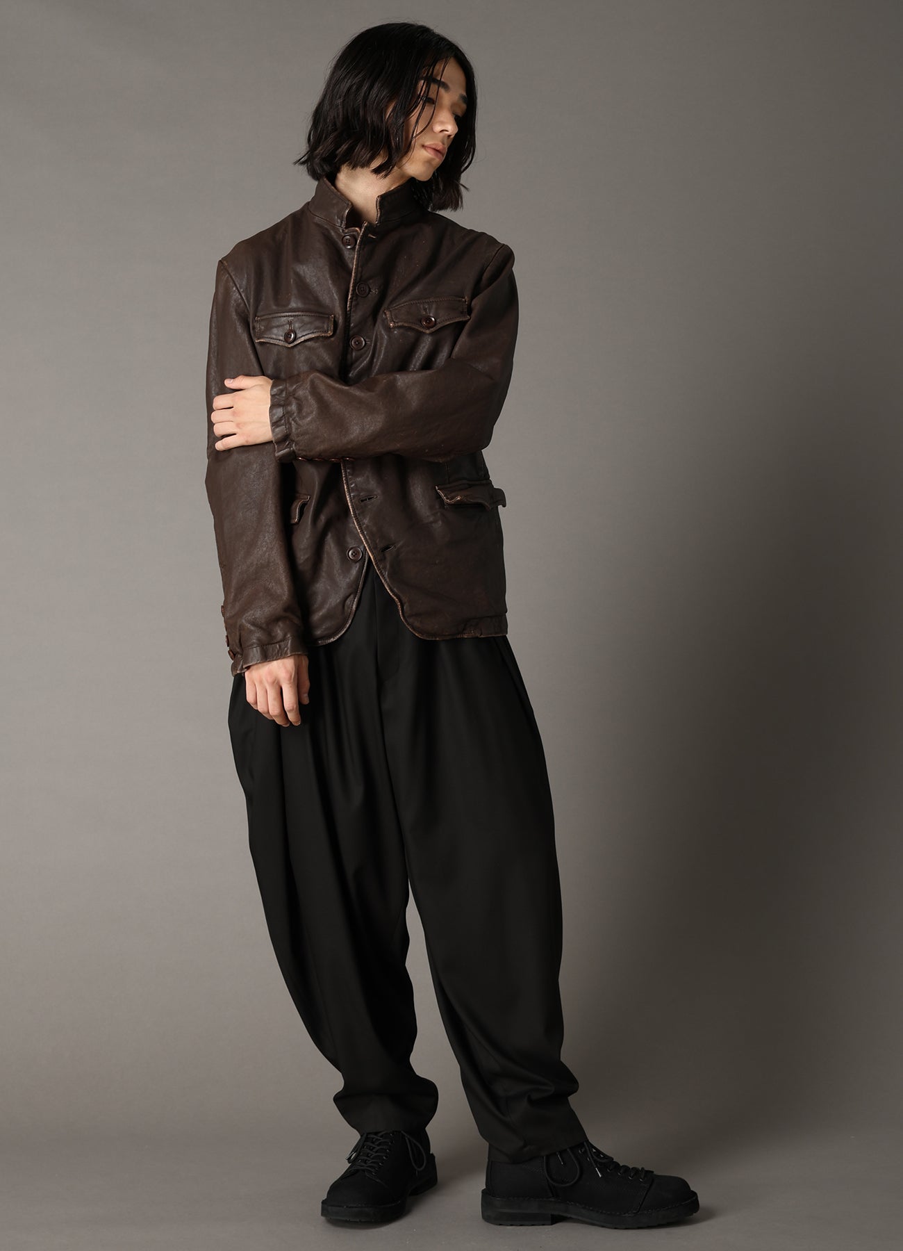 TR TWILL SIDE CURVE PANTS – THE SHOP YOHJI YAMAMOTO