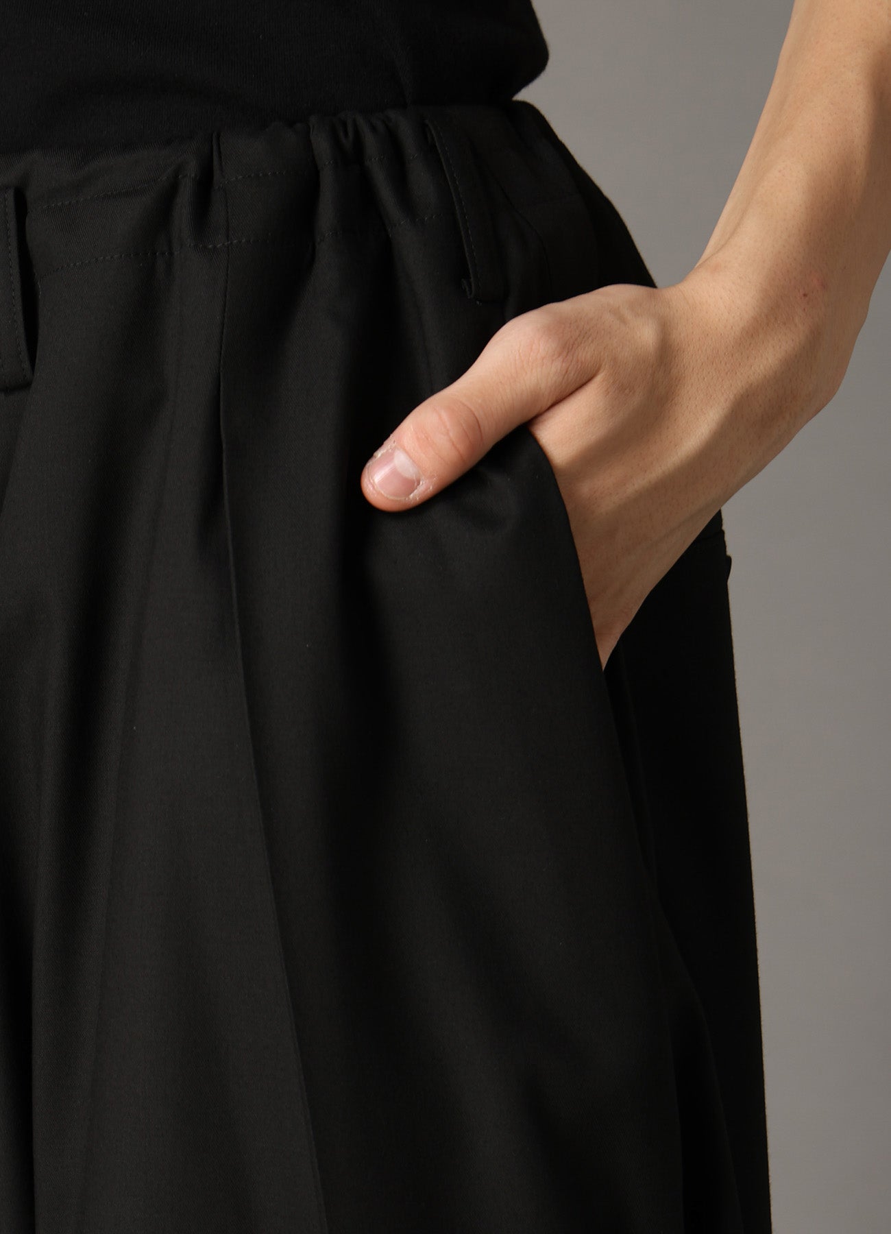 TR TWILL SIDE CURVE PANTS – THE SHOP YOHJI YAMAMOTO