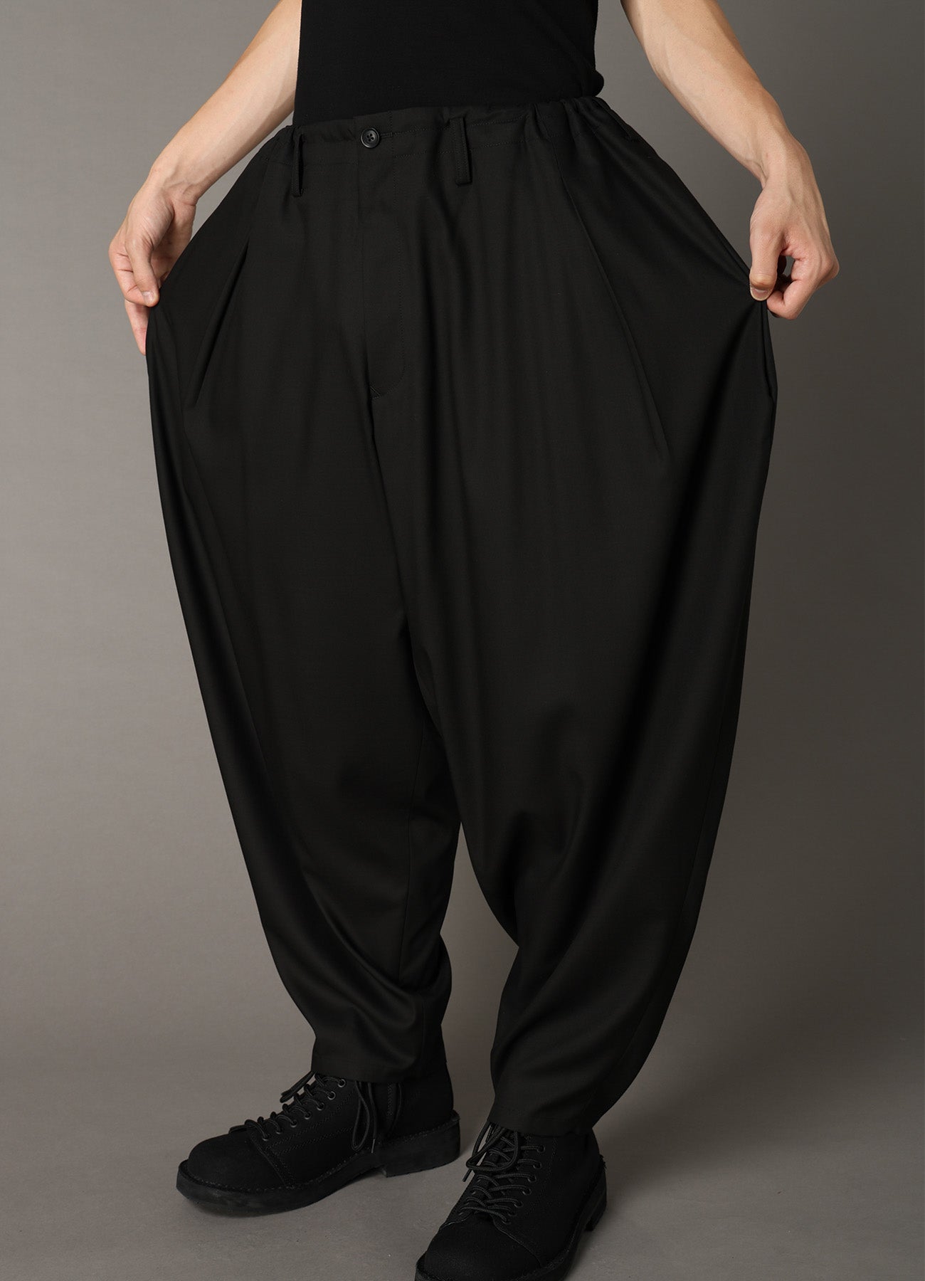 TR TWILL SIDE CURVE PANTS – THE SHOP YOHJI YAMAMOTO