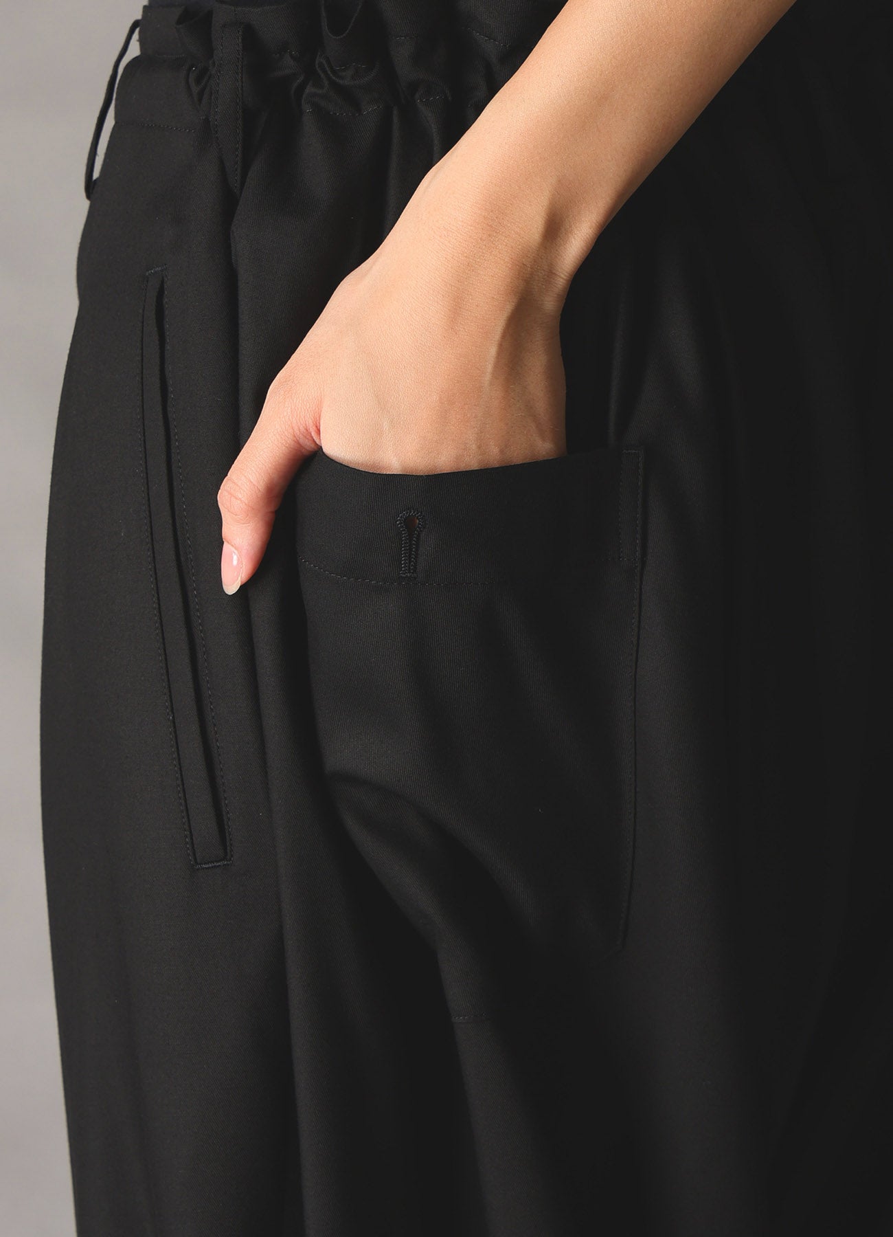 TR TWILL WIDE LEG PANTS