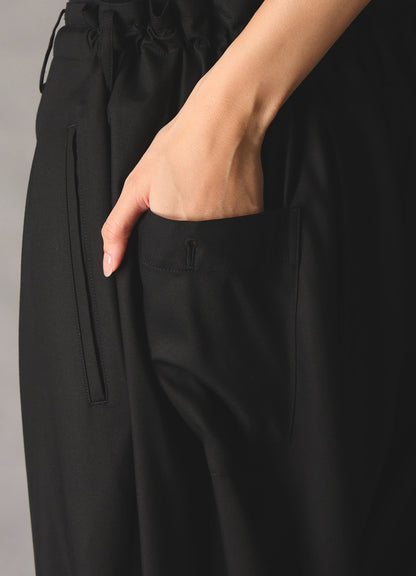 TR TWILL WIDE LEG PANTS