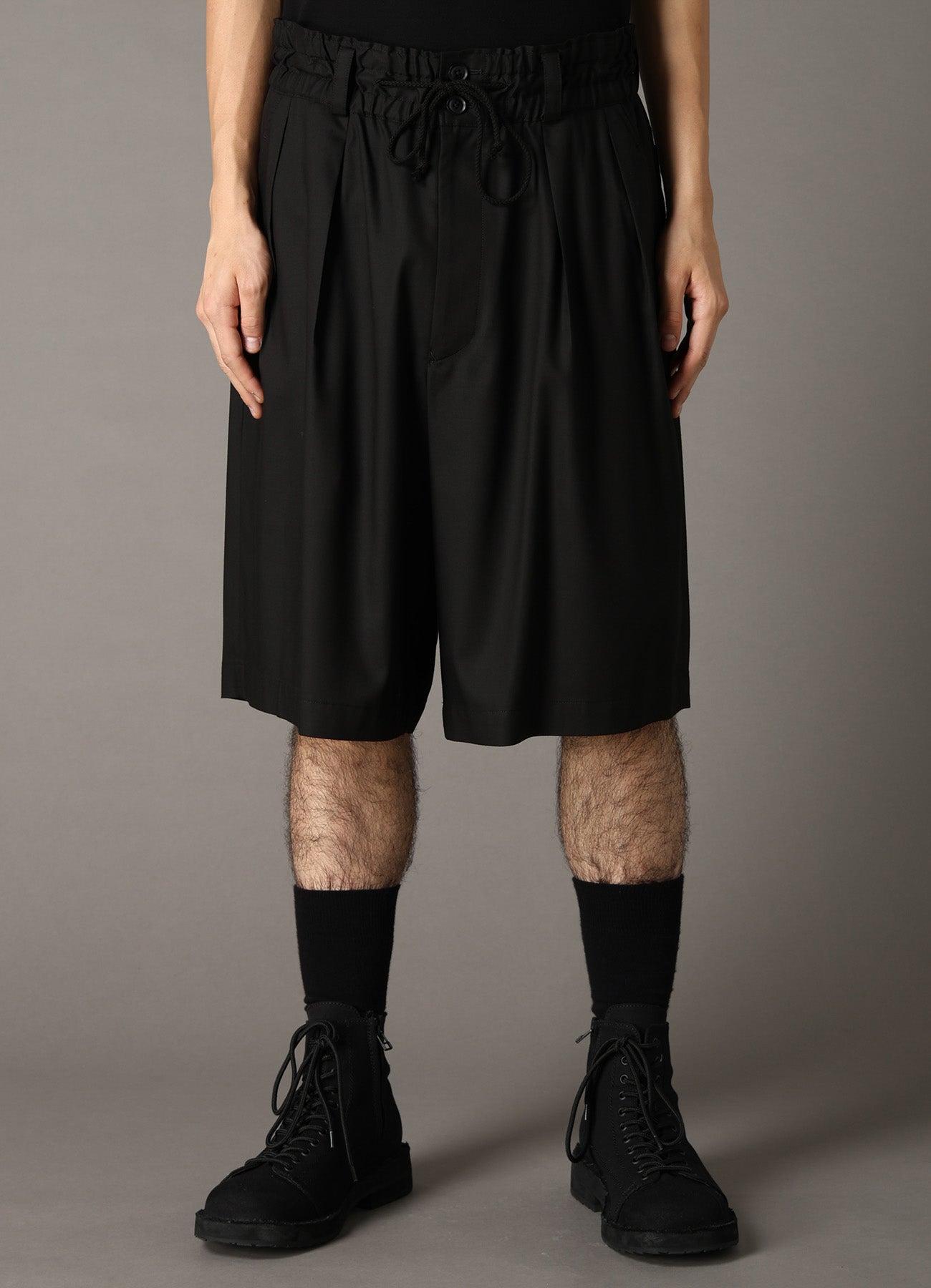パンツ Ground Y 30/cotton twill 2way Shorts TR TWILL TWO TUCK SHORT PANTS – THE SHOP YOHJI YAMAMOTO