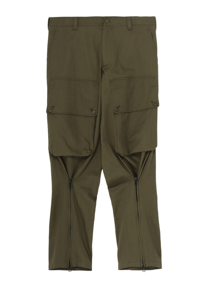 KATSURAGI ZIPPER JODHPURS CARGO PANTS