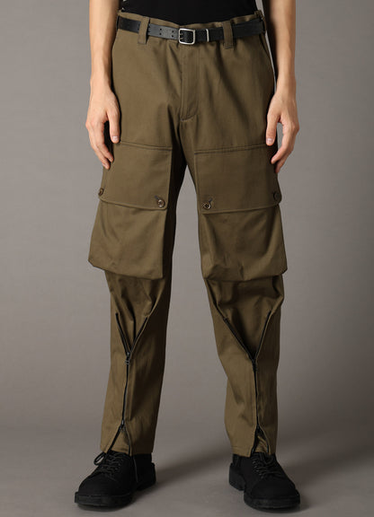KATSURAGI ZIPPER JODHPURS CARGO PANTS