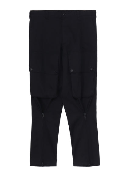 KATSURAGI ZIPPER JODHPURS CARGO PANTS