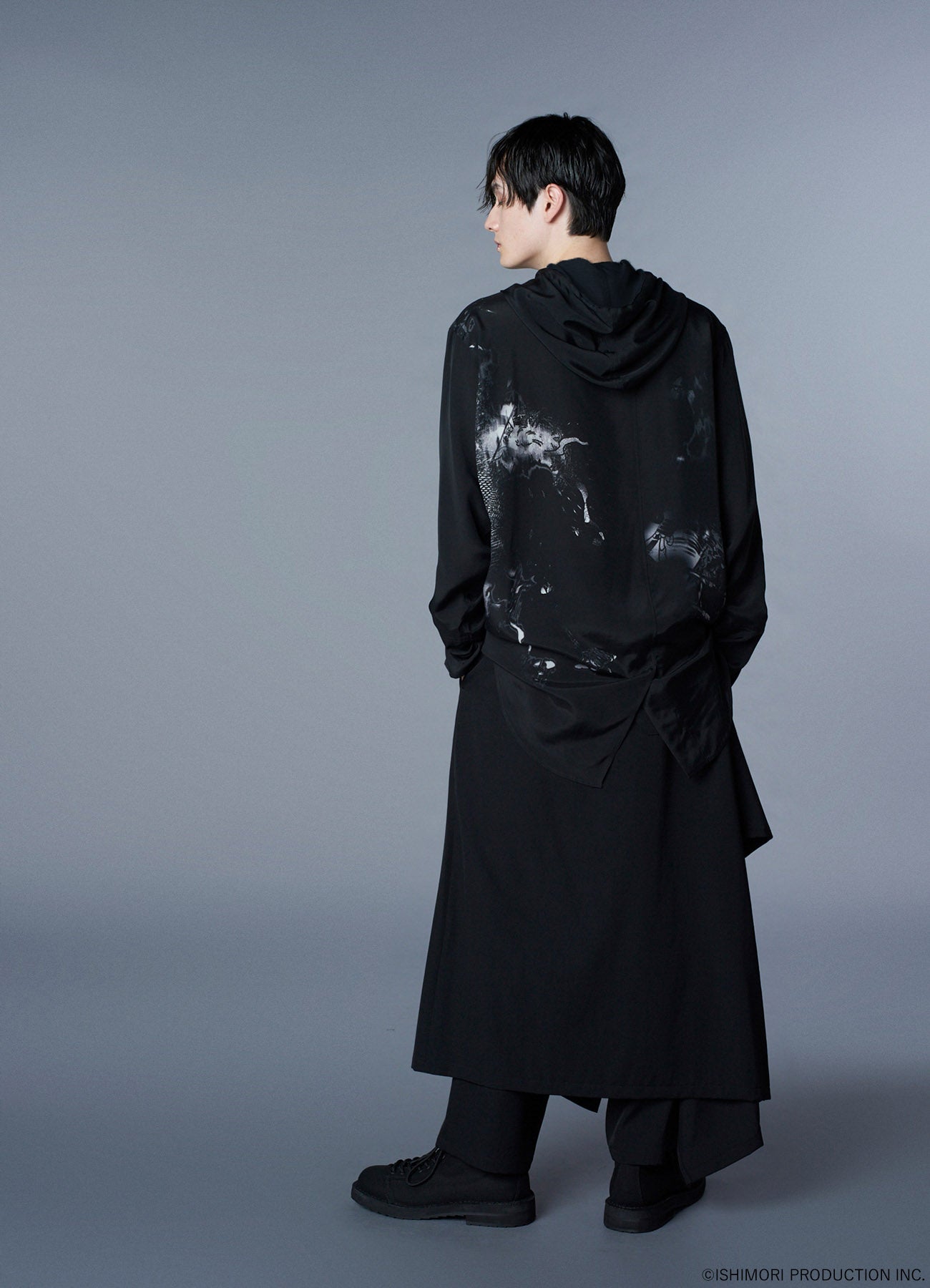 Ground Y×Cyborg 009 60th SCARL HOODIE SHIRT