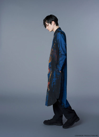 Ground Y×Cyborg 009 60th 00 NUMBER CYBORG LONG DRESS SHIRT