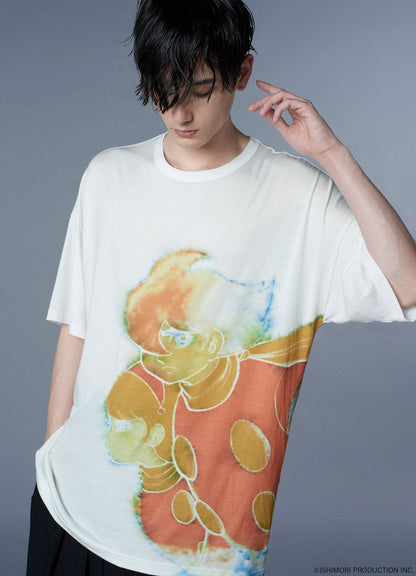 Ground Y×Cyborg 009 60th CYBORG 009 & CYBORG 003 WATERCOLOR SHORT SLEEVE T-SHIRT