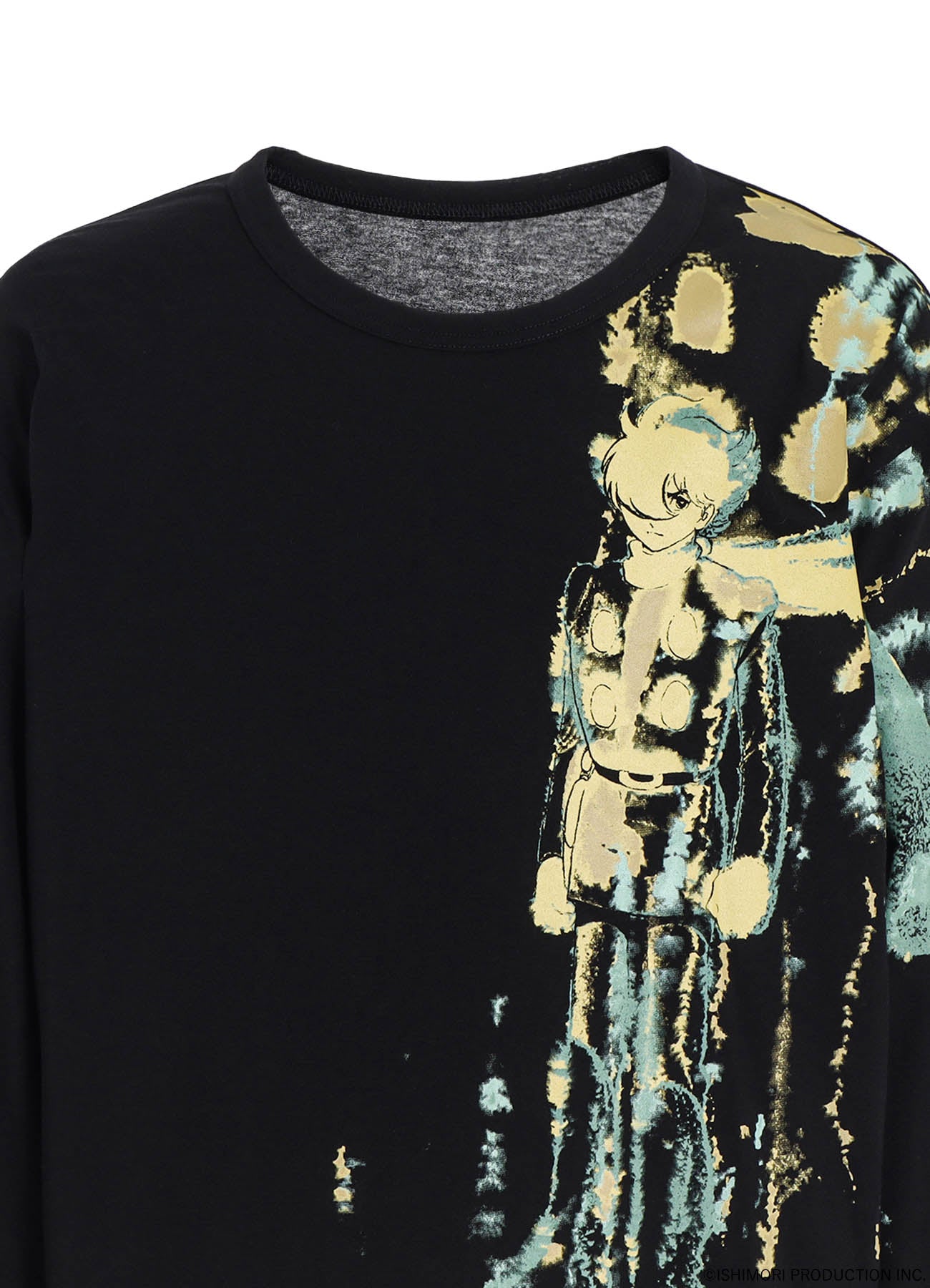 Ground Y×Cyborg 009 60th CYBORG 009 WATERCOLOR LONG SLEEVE T-SHIRT