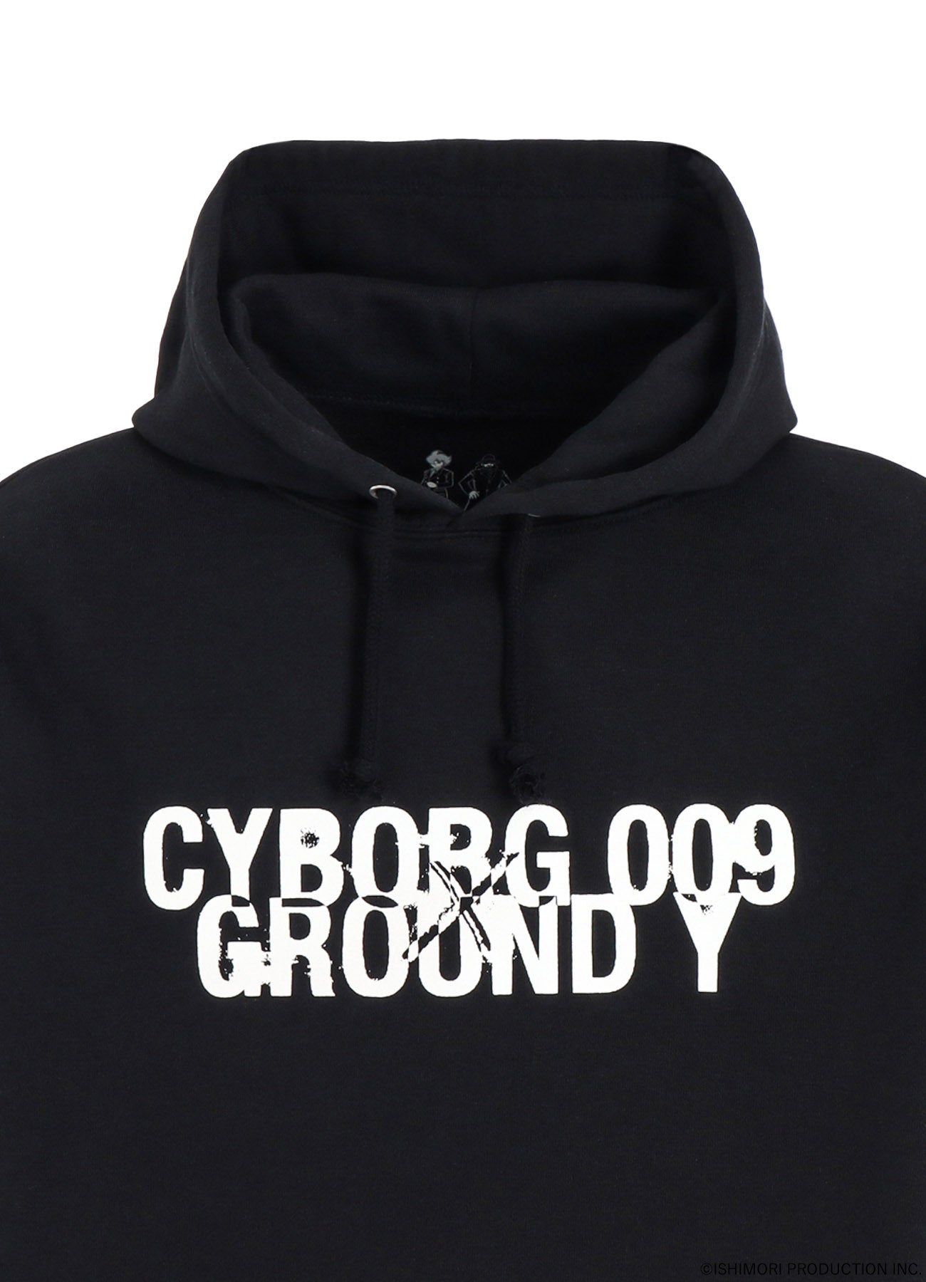 Ground Y×Cyborg 009 60th CYBORG 009 & DR.YY NEWLY DRAWN SILHOUETTE HOODIE