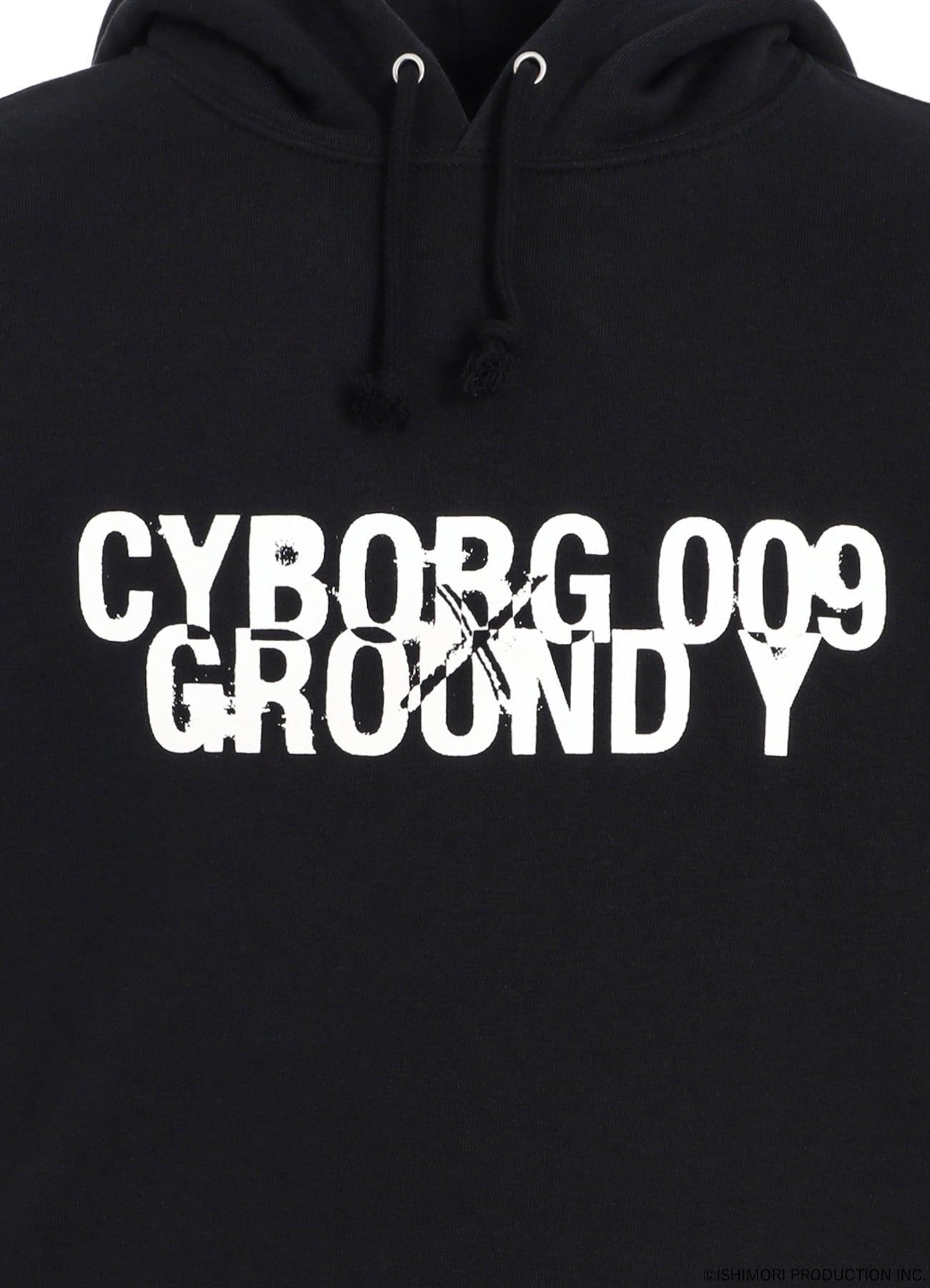 Ground Y×Cyborg 009 60th CYBORG 009 & DR.YY NEWLY DRAWN SILHOUETTE HOODIE