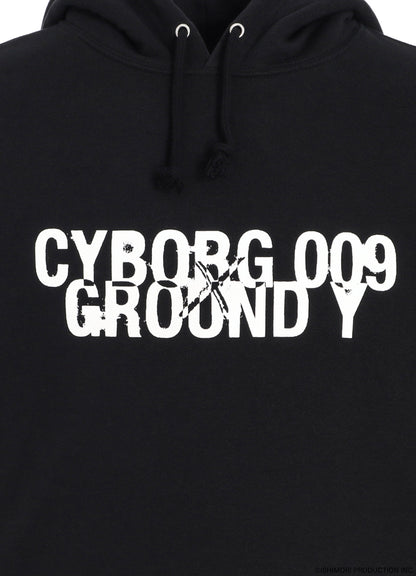 Ground Y×Cyborg 009 60th CYBORG 009 & DR.YY NEWLY DRAWN SILHOUETTE HOODIE