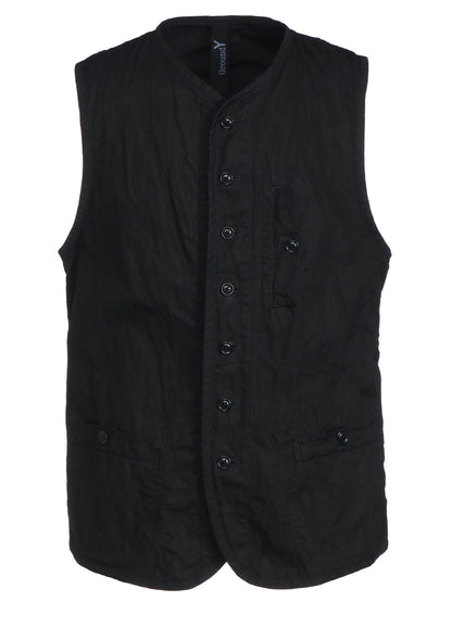 NY/C CROSS PIPING VEST
