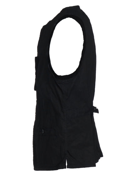 NY/C CROSS PIPING VEST