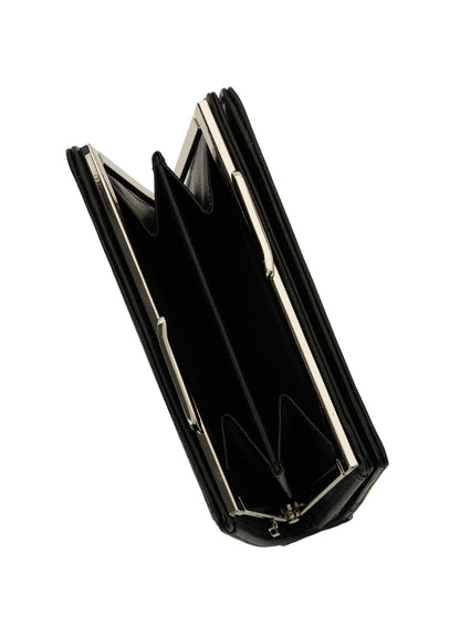 COW LEATHER DOUBLE FOLD WALLET