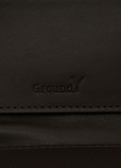 PRINTED LEATHER L-ZIP WALLET