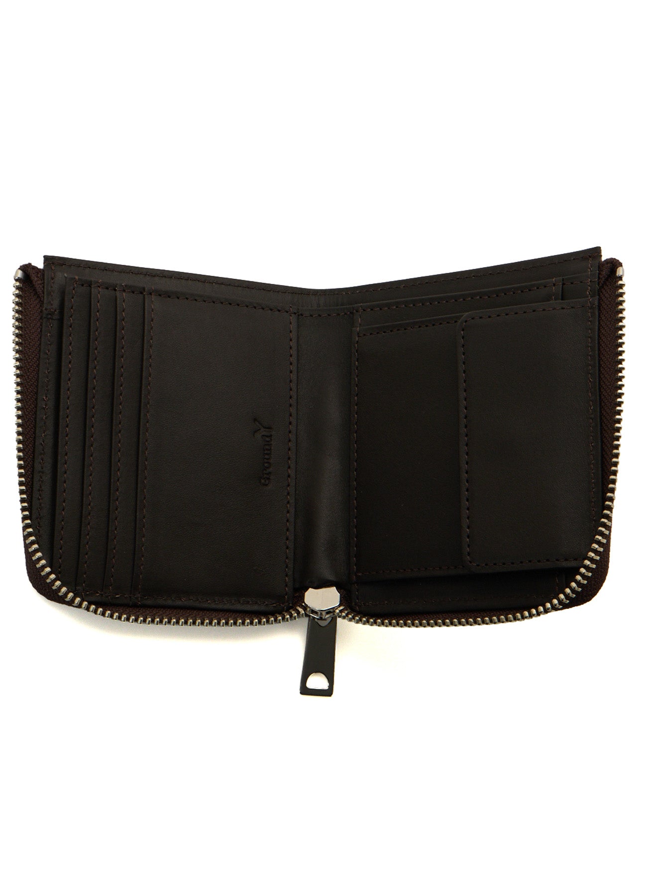 PRINTED LEATHER L-ZIP WALLET