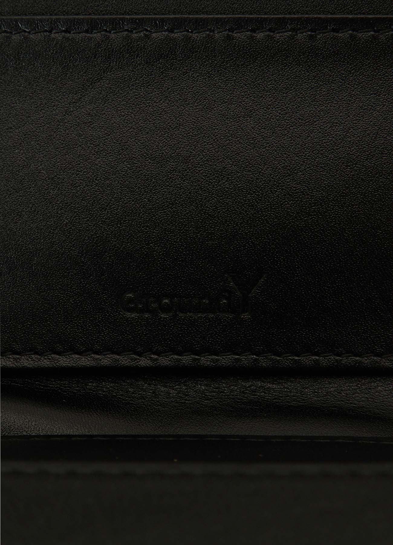 PRINTED LEATHER L-ZIP WALLET
