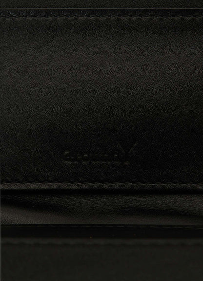 PRINTED LEATHER L-ZIP WALLET