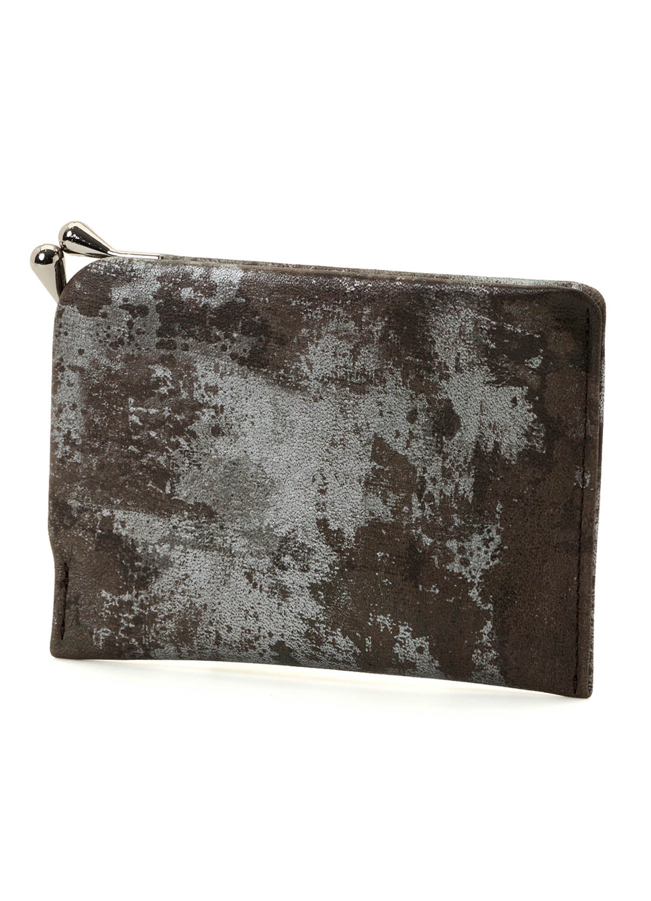 PRINTED LEATHER CARD & COIN CASE