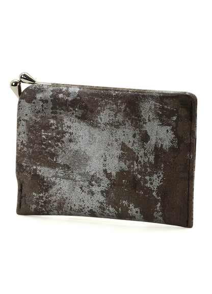 PRINTED LEATHER CARD & COIN CASE