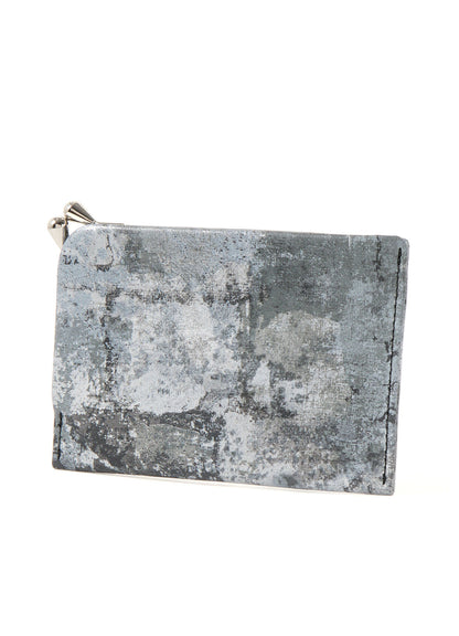 PRINTED LEATHER CARD & COIN CASE