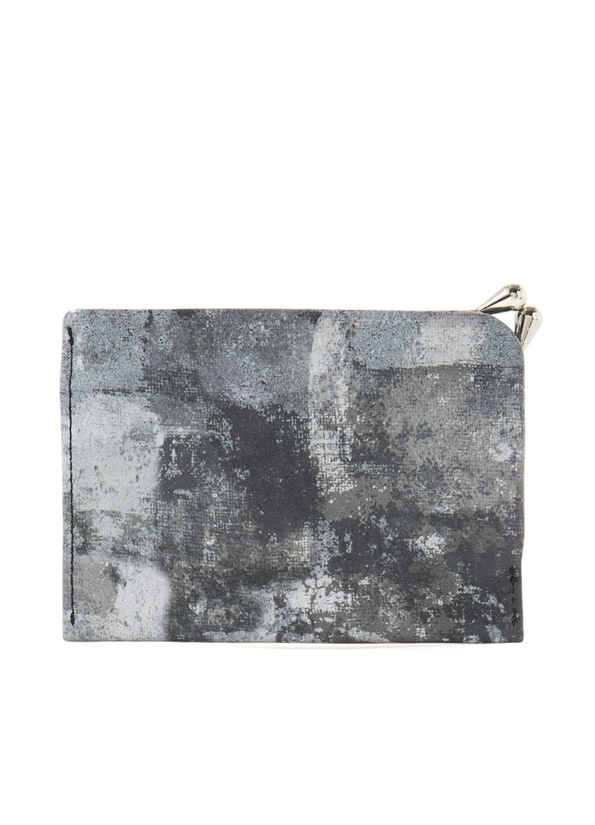 PRINTED LEATHER CARD & COIN CASE