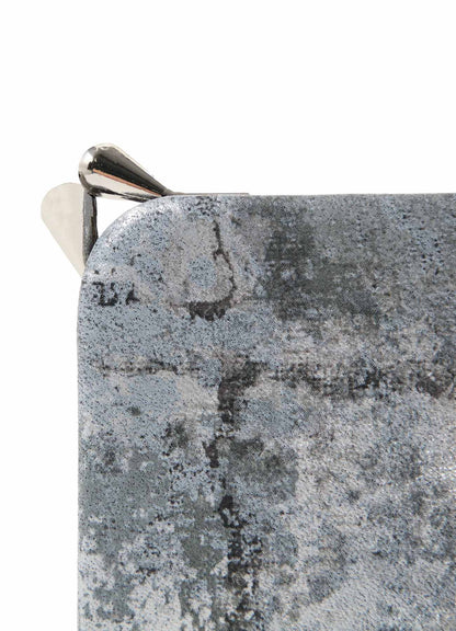 PRINTED LEATHER CARD & COIN CASE