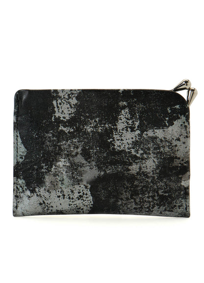 PRINTED LEATHER CARD & COIN CASE