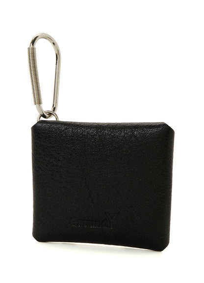 COW LEATHER PILL-CASE KEY CHAIN