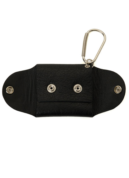 COW LEATHER PILL-CASE KEY CHAIN