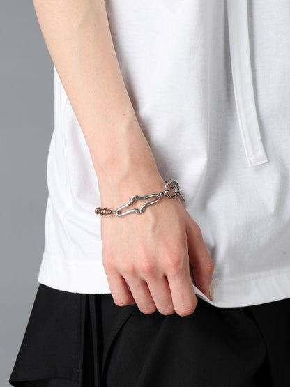 BRASS DIAMOND LIKE BEADS BRACELET