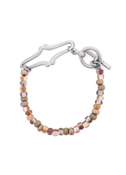BRASS DIAMOND LIKE BEADS BRACELET
