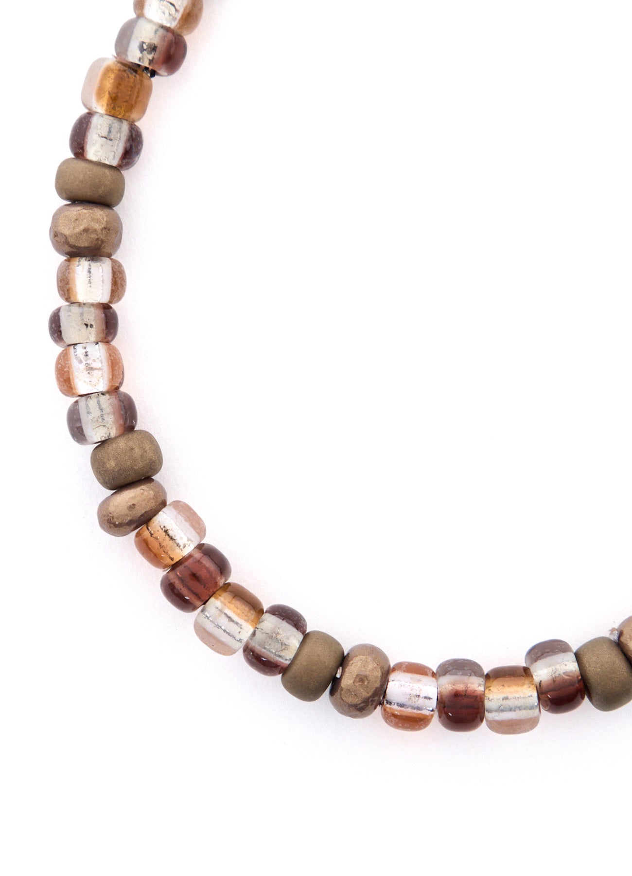 BRASS DIAMOND LIKE BEADS BRACELET