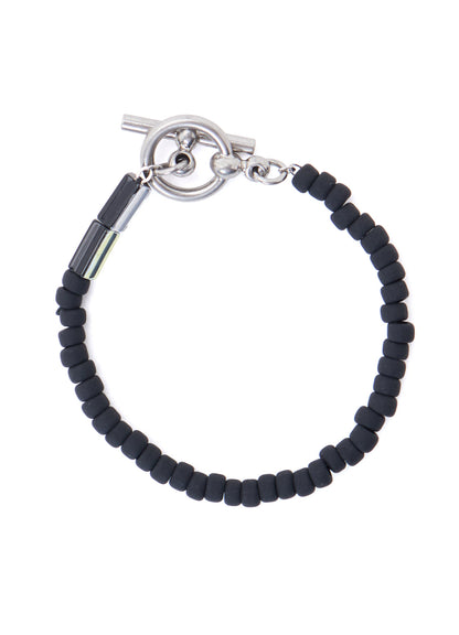 BRASS BLACK BEADS BRACELET