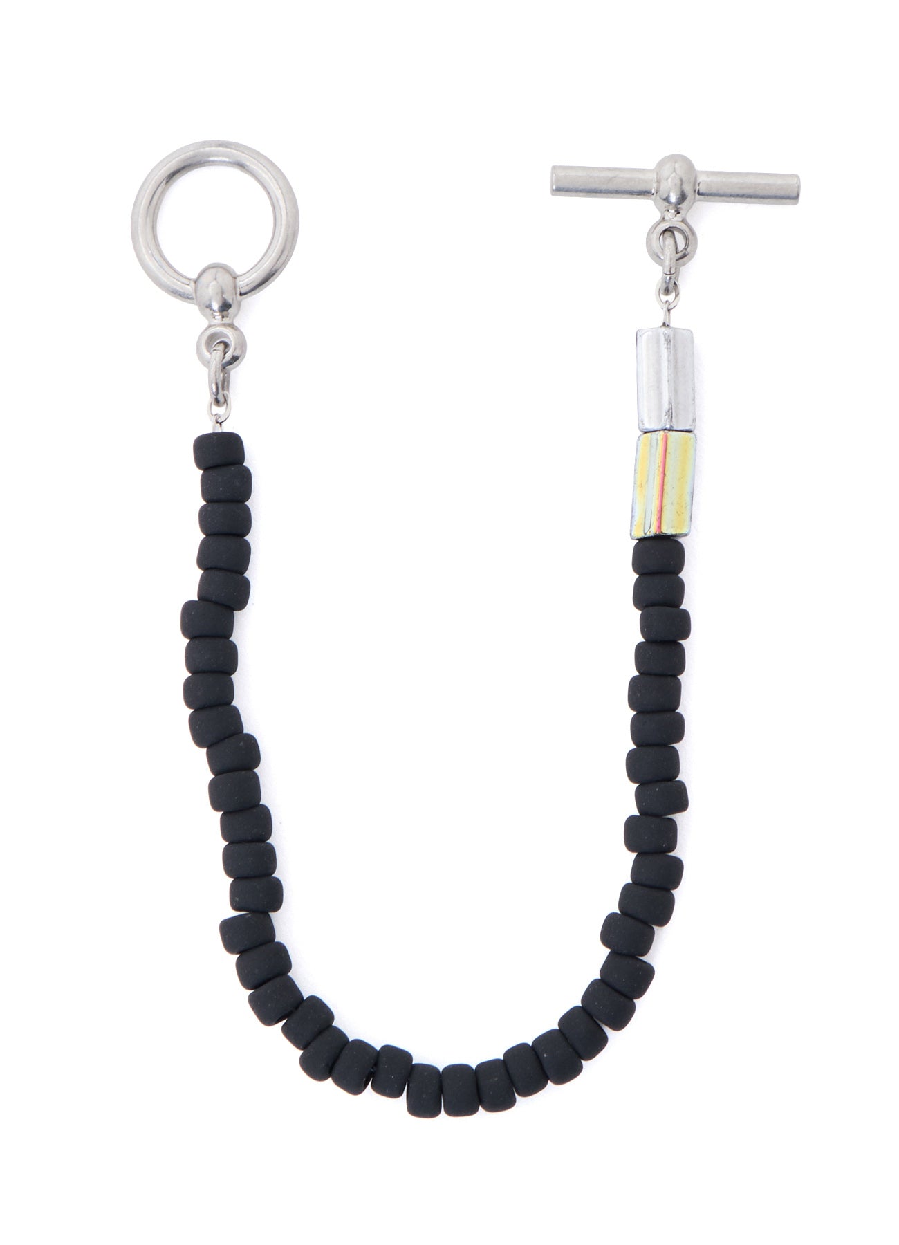 BRASS BLACK BEADS BRACELET