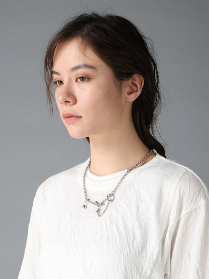 BRASS BODY THIN CHAIN NECKLACE