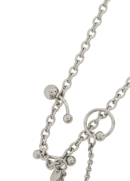 BRASS BODY THIN CHAIN NECKLACE