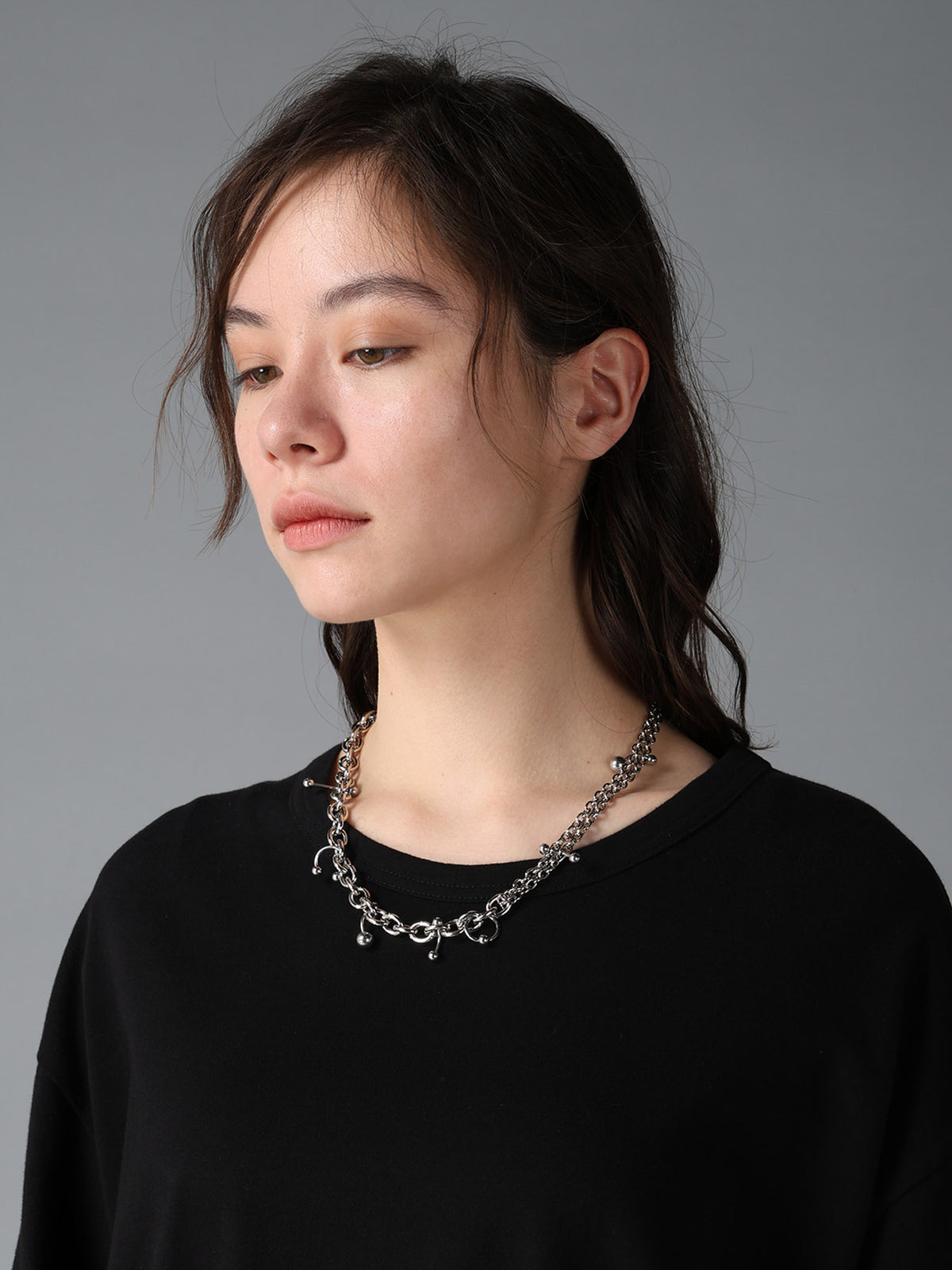 BRASS BODY THICK CHAIN NECKLACE