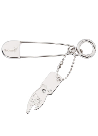 BRASS PIN KEY CHAIN SMALL
