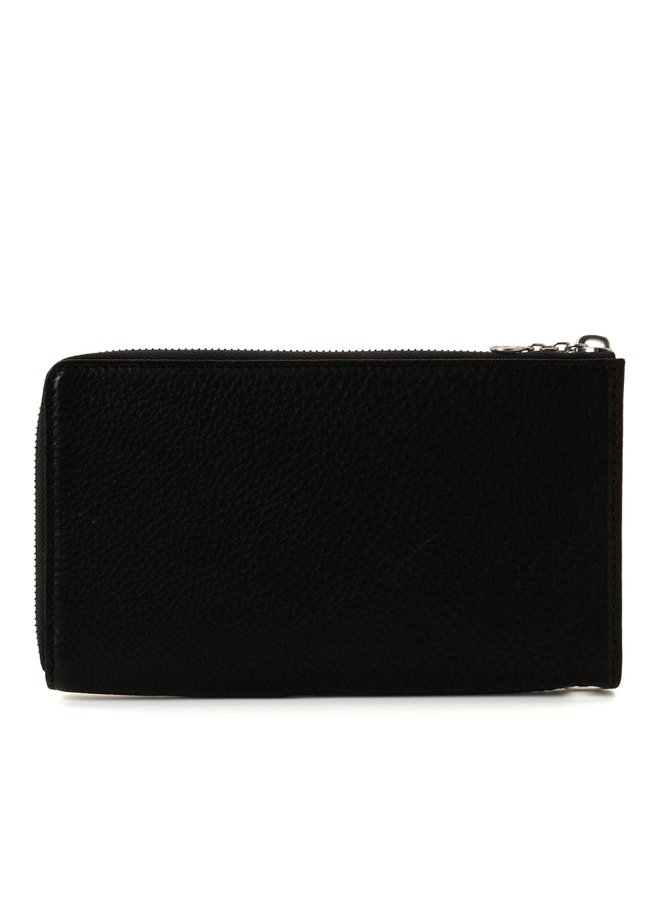 COW LEATHER BLACK & WHITE LONG WALLET