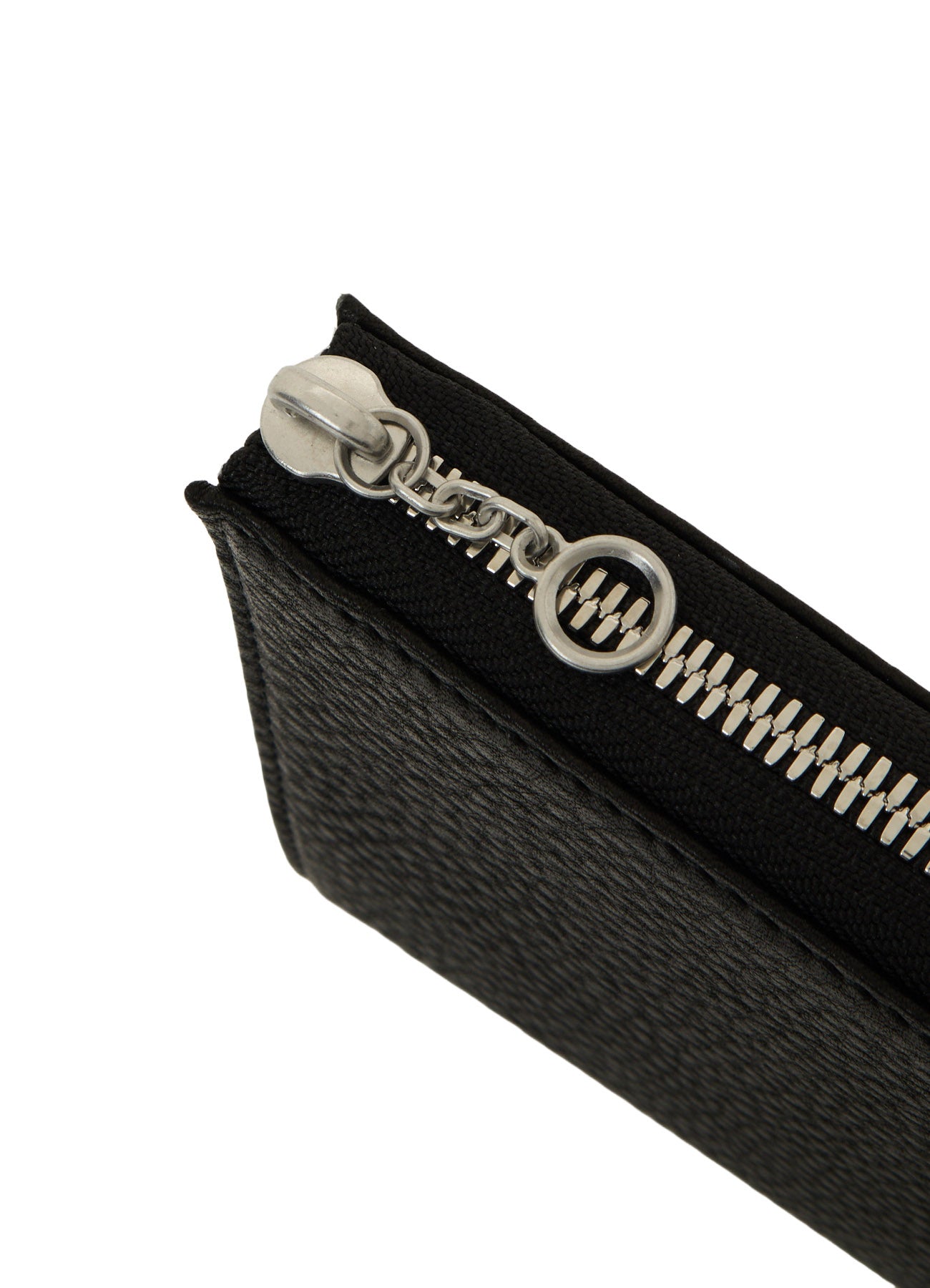 COW LEATHER BLACK & WHITE LONG WALLET